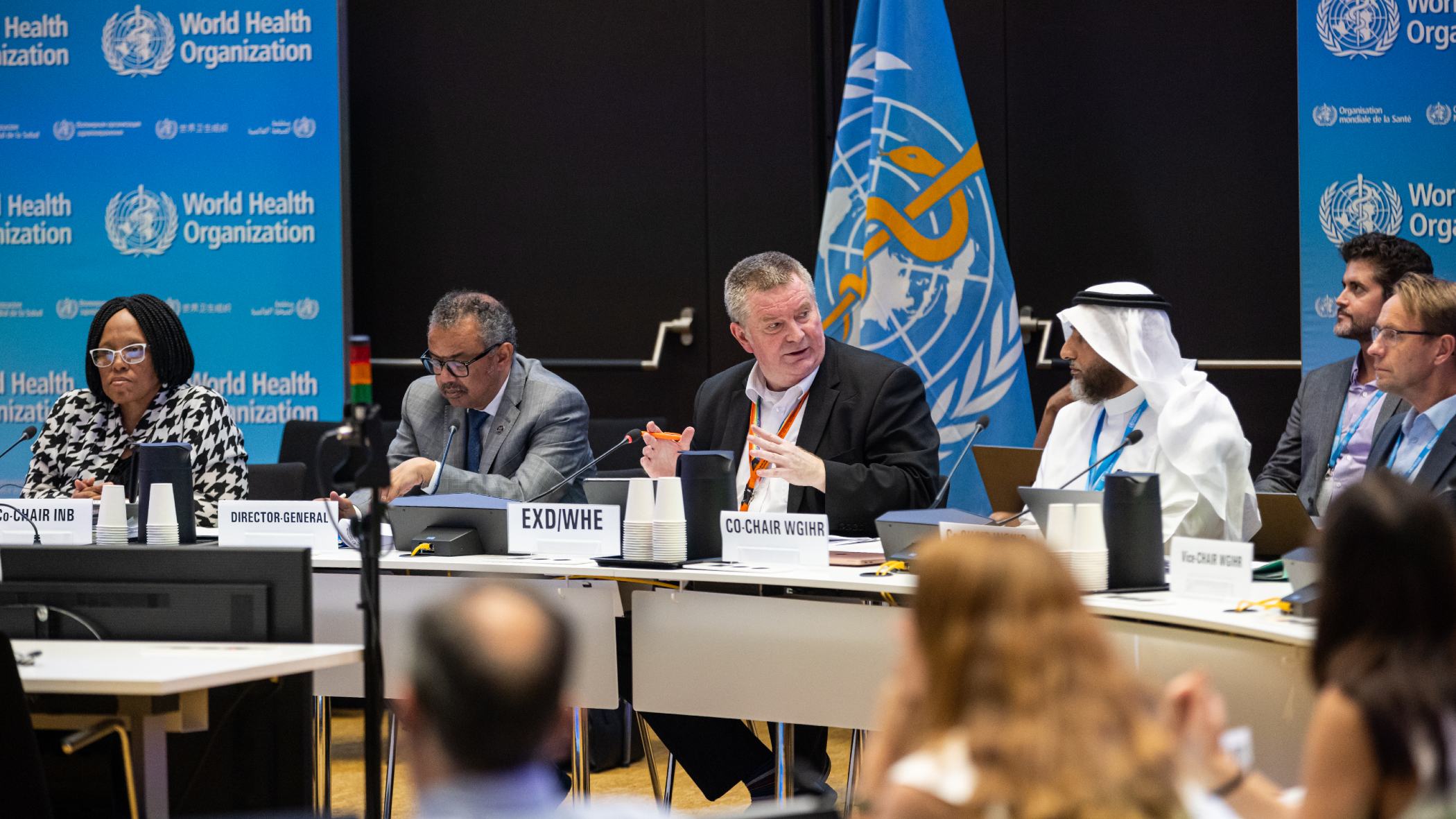 Participants during a meeting session