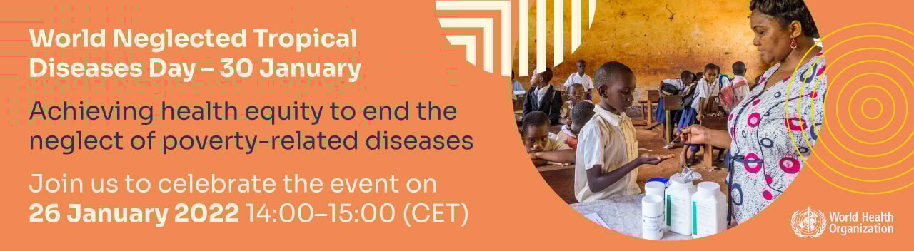 WHO World NTD Day 2022. Web Banner