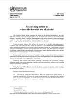 Accelerating action to reduce the harmful use of alcohol