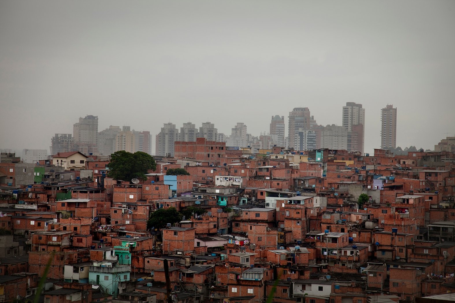 poverty area, Brazil